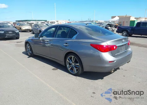 2014 Infiniti Q50 Sport из США, поврежденный, VIN JN1BV7AP4EM684004